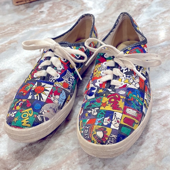Vintage Hand-painted Keds - Picture 1 of 7